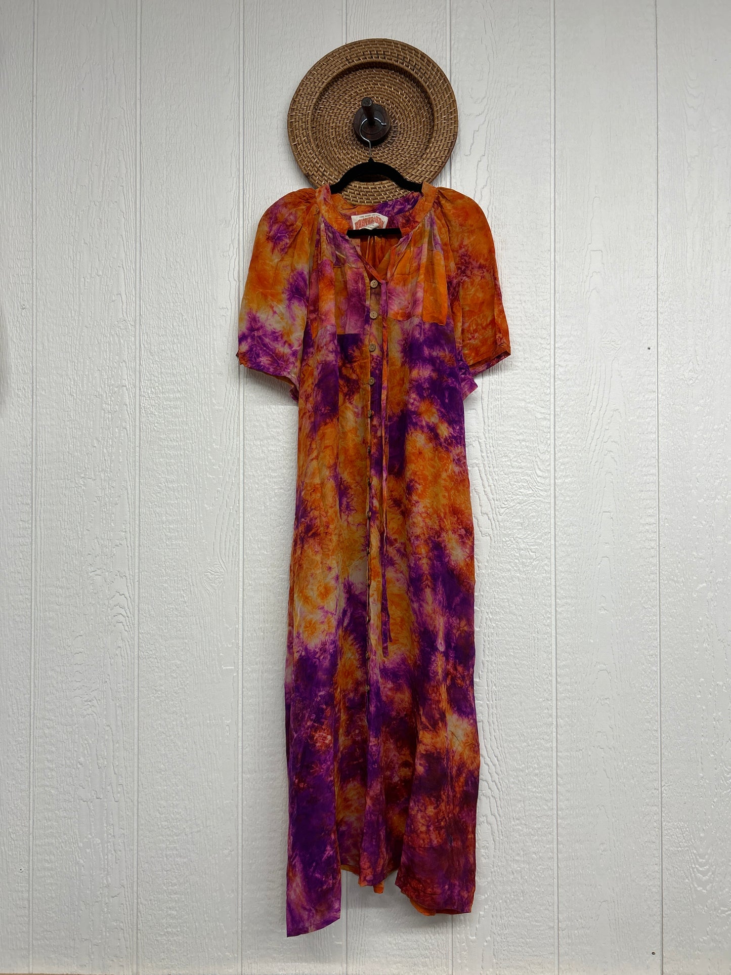 Crepe Sari Summer Woodstock Duster 0626 108
