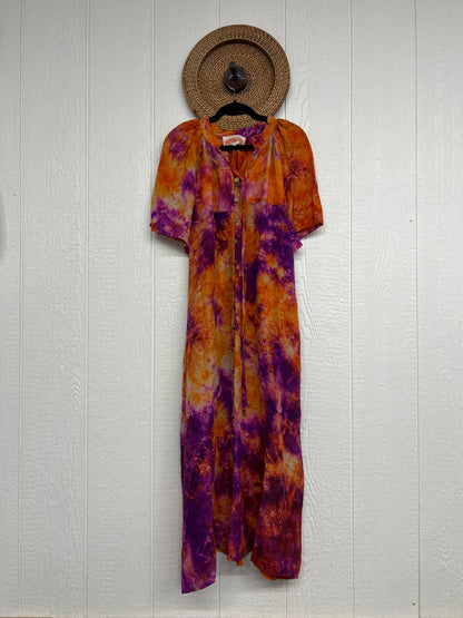 Crepe Sari Summer Woodstock Duster 0626 108