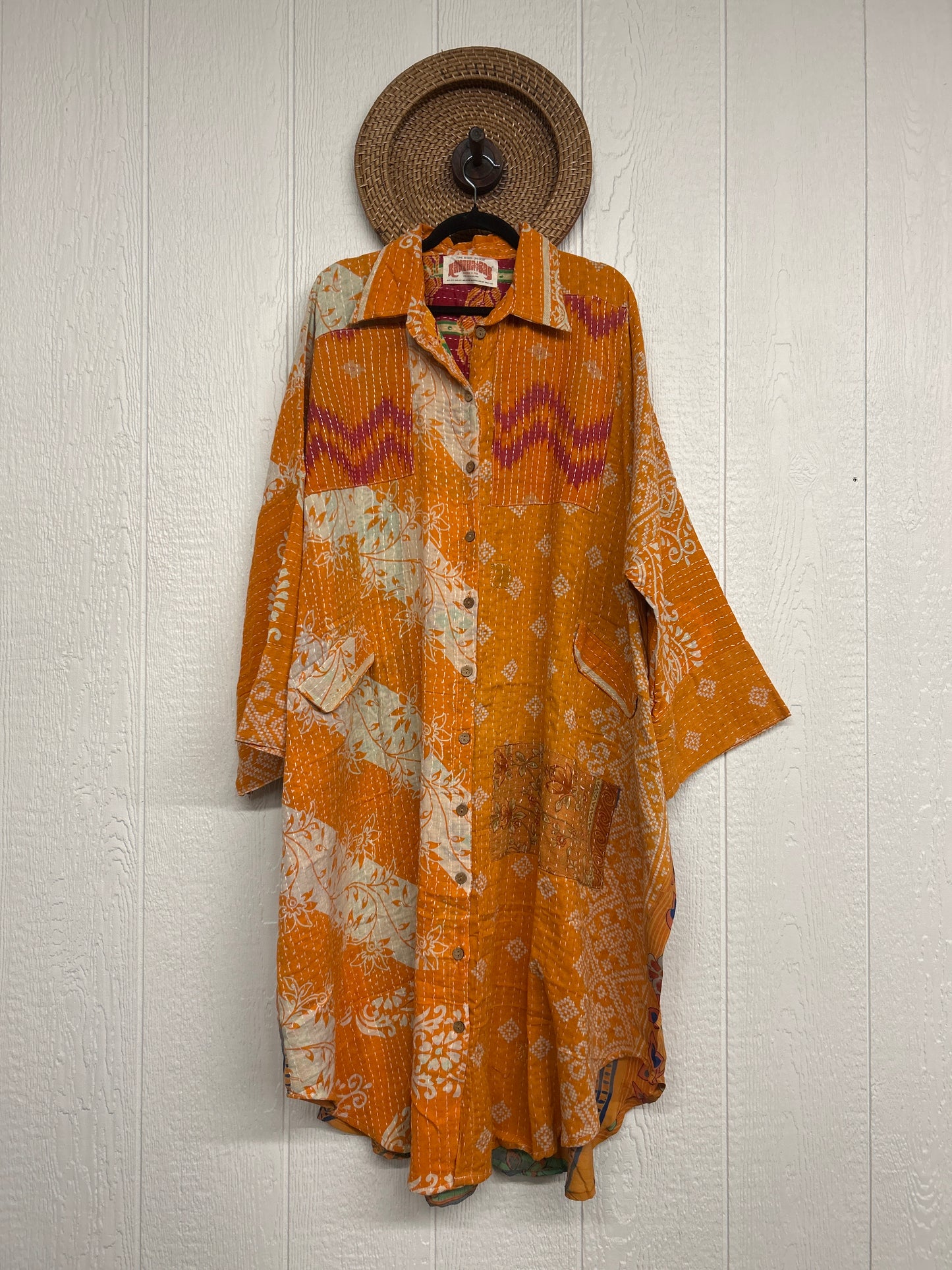 Pareo Kantha Free To Be Longsleeve Maxi 0226 099