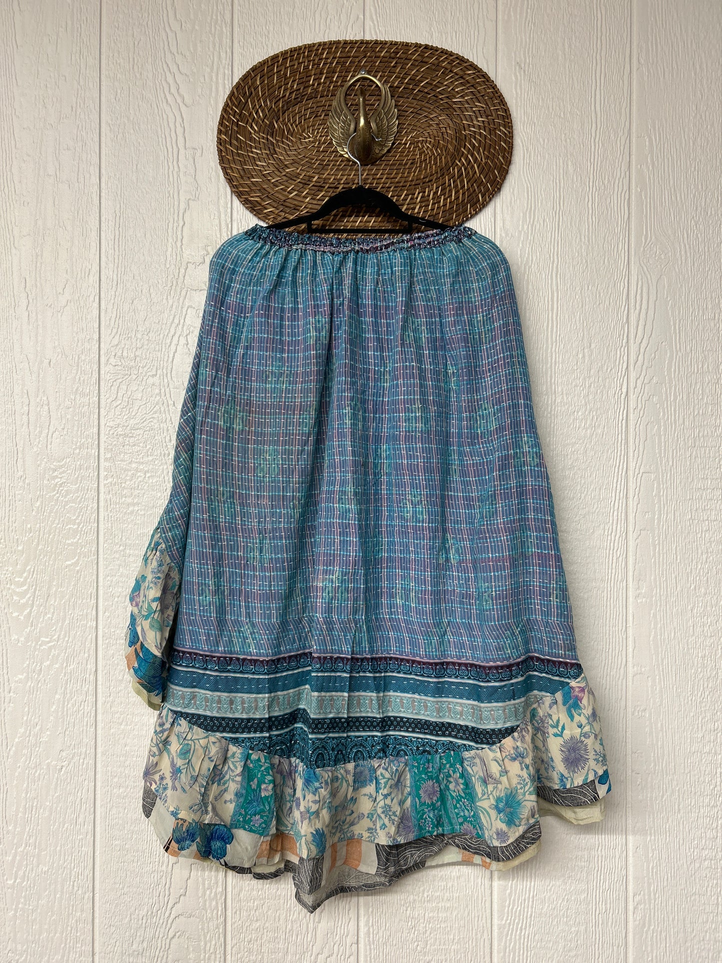 Pareo Kantha Wild Rose Skirt 0426 235