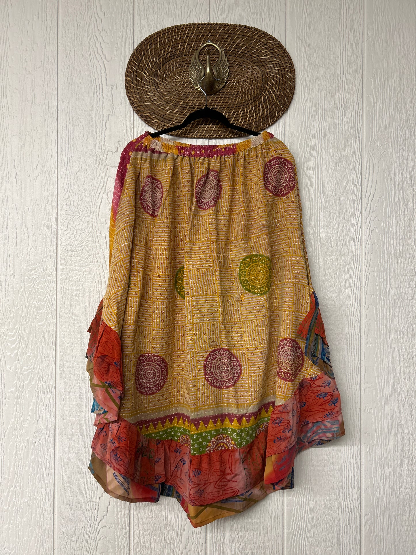 Pareo Kantha Wild Rose Skirt 0426 067