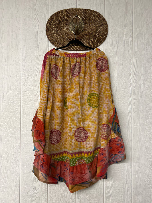 Pareo Kantha Wild Rose Skirt 0426 067