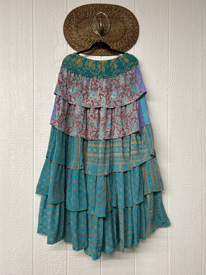 Rasgulla Sari Venus Ruffle Maxi 1125 073