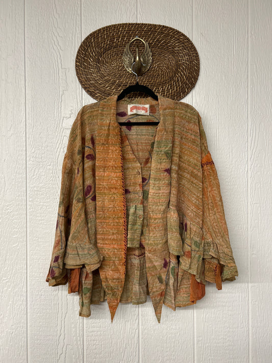 Crepe Sari Wild Rose Top 1225 222