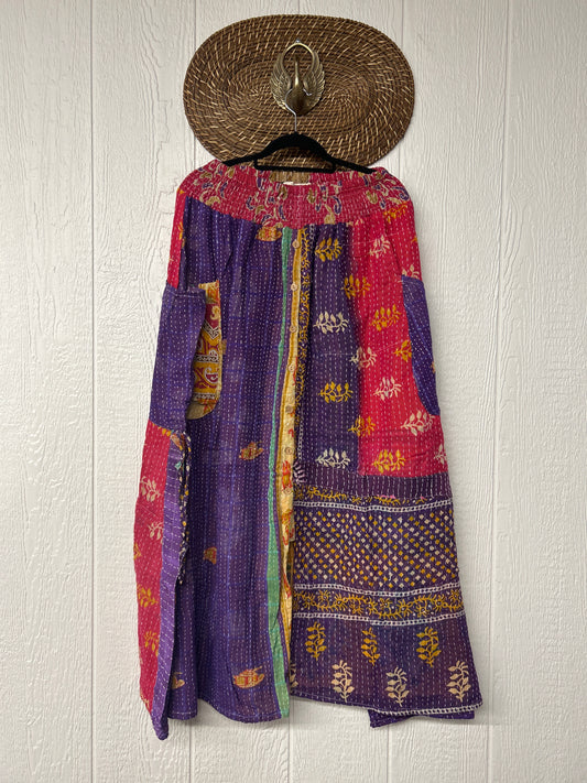 Pareo Kantha Butterfly Cargo Skirt 0426 100