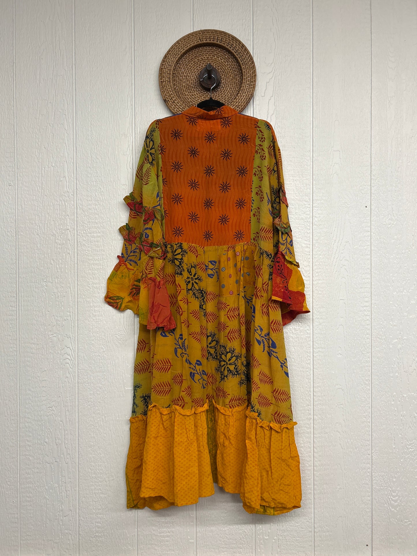 Crepe Sari Rhiannon Duster Dress 0226 189