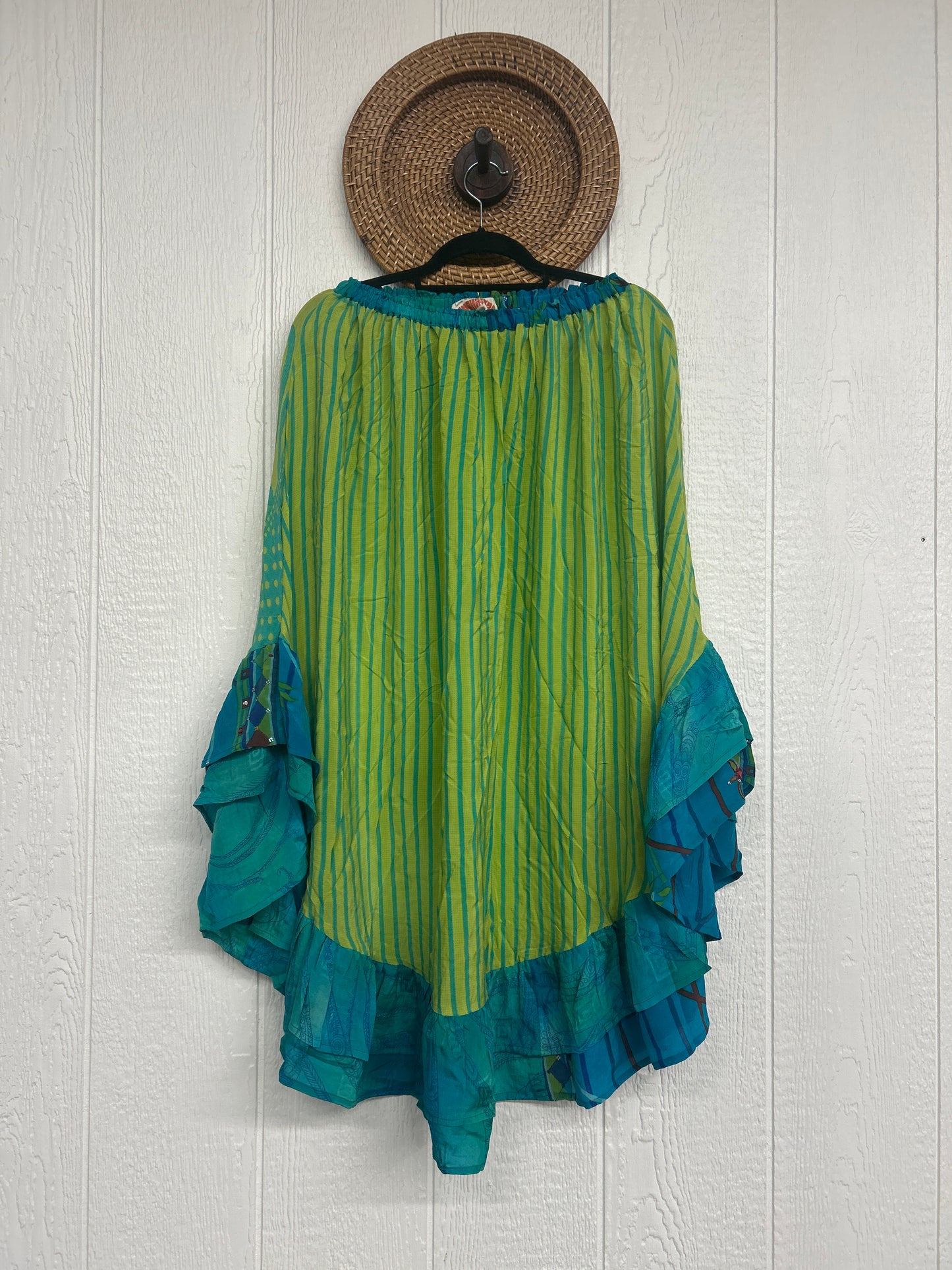 Crepe Wild Rose Skirt 1025 246