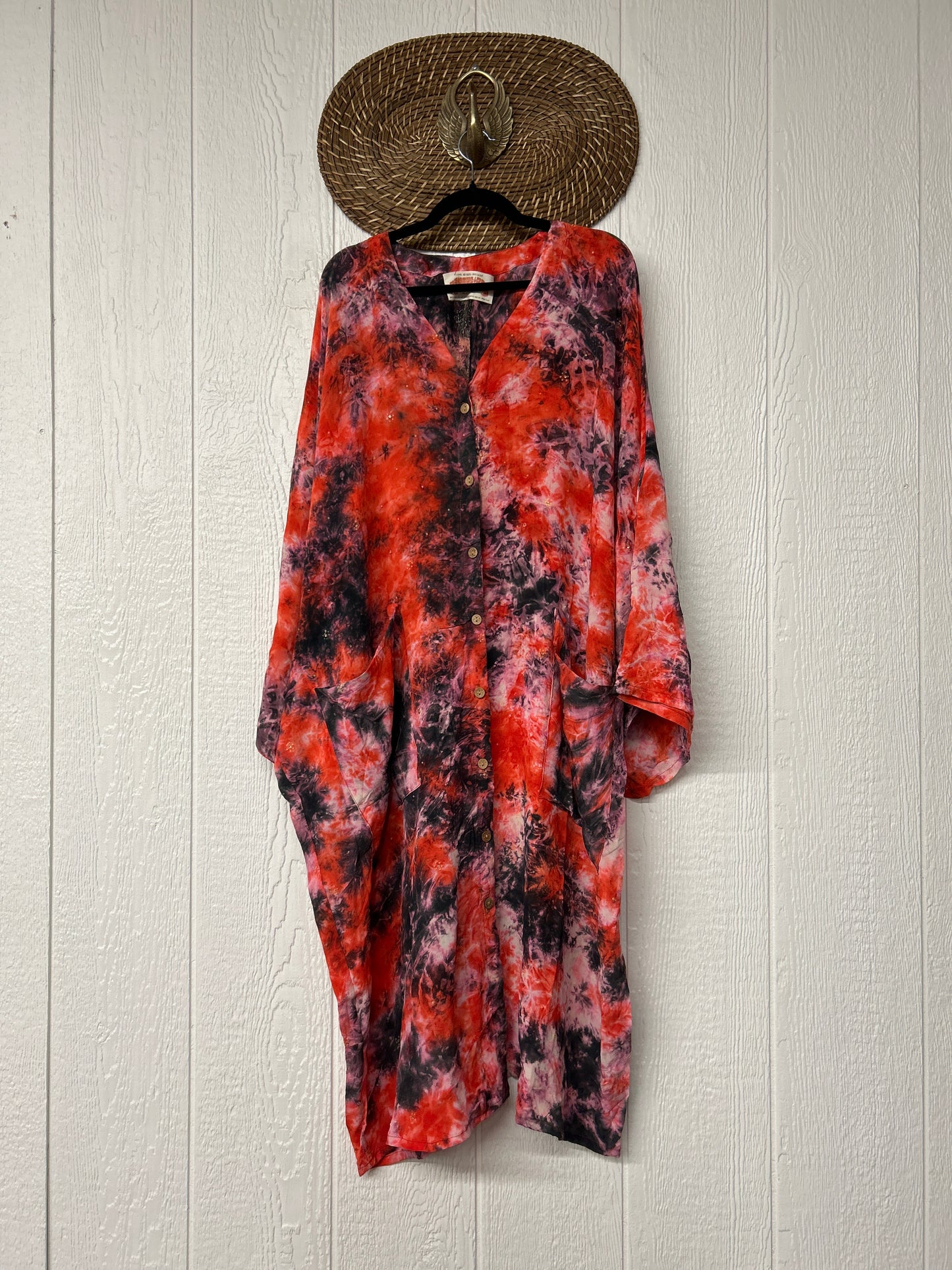 Crepe Sari Gaia Duster Dress 0426 220