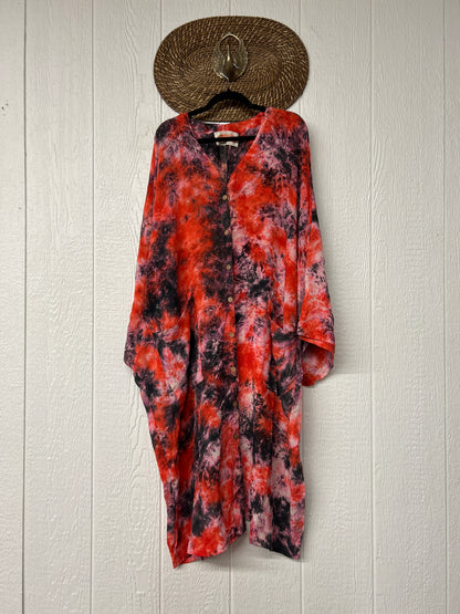 Crepe Sari Gaia Duster Dress 0426 220