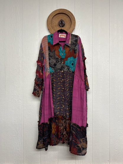 Crepe Sari Rhiannon Duster Dress 0226 207