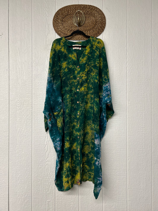 Crepe Sari Gaia Duster Dress 0826 055