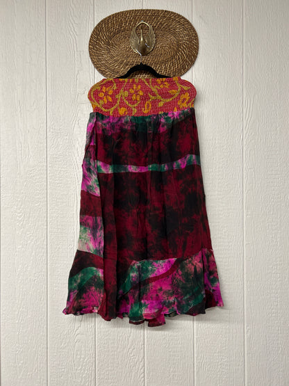 Crepe Sari Inner Peace Wrap Skirt 0626 026