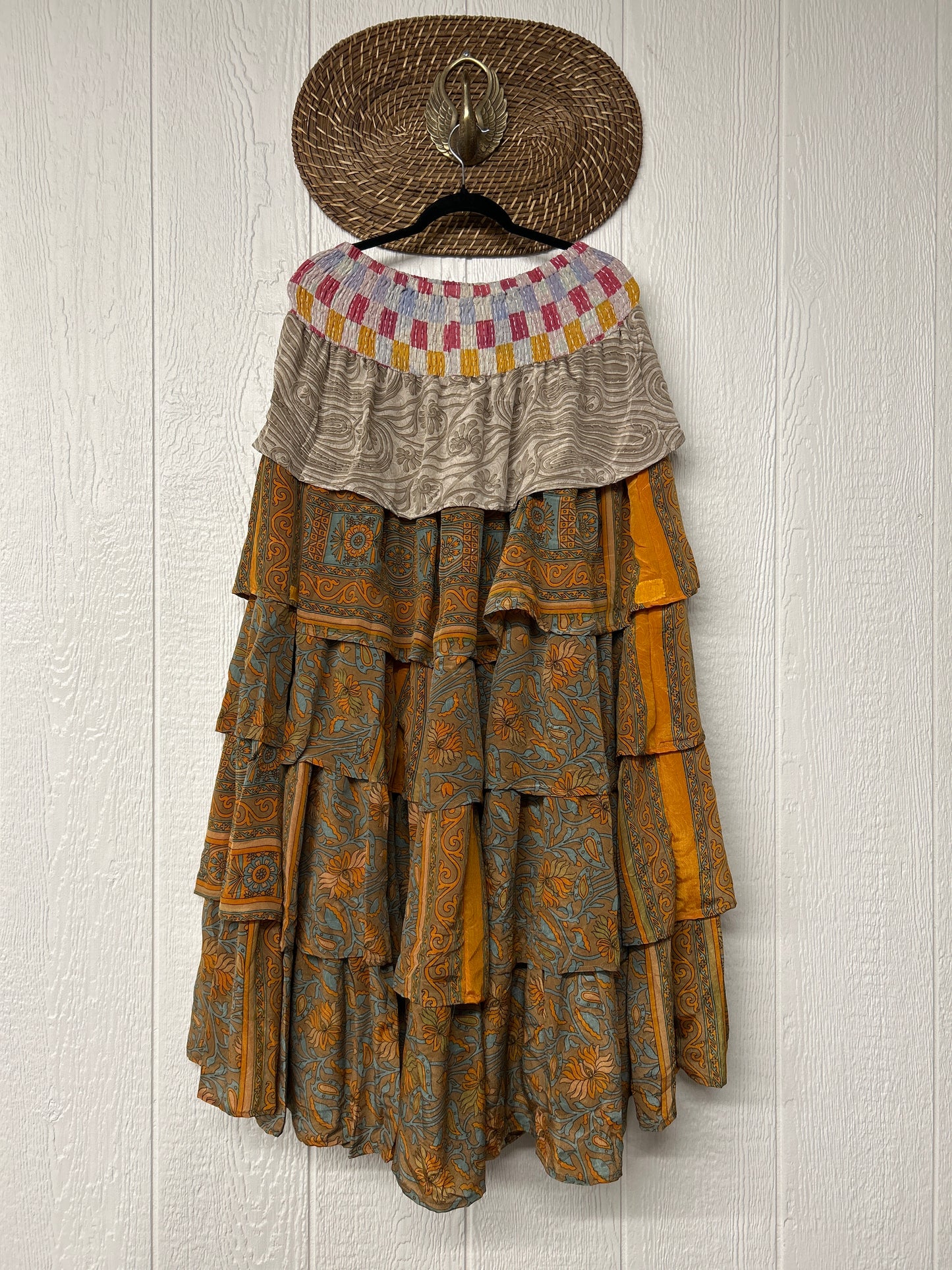 Rasgulla Sari Venus Ruffle Maxi 1125 039