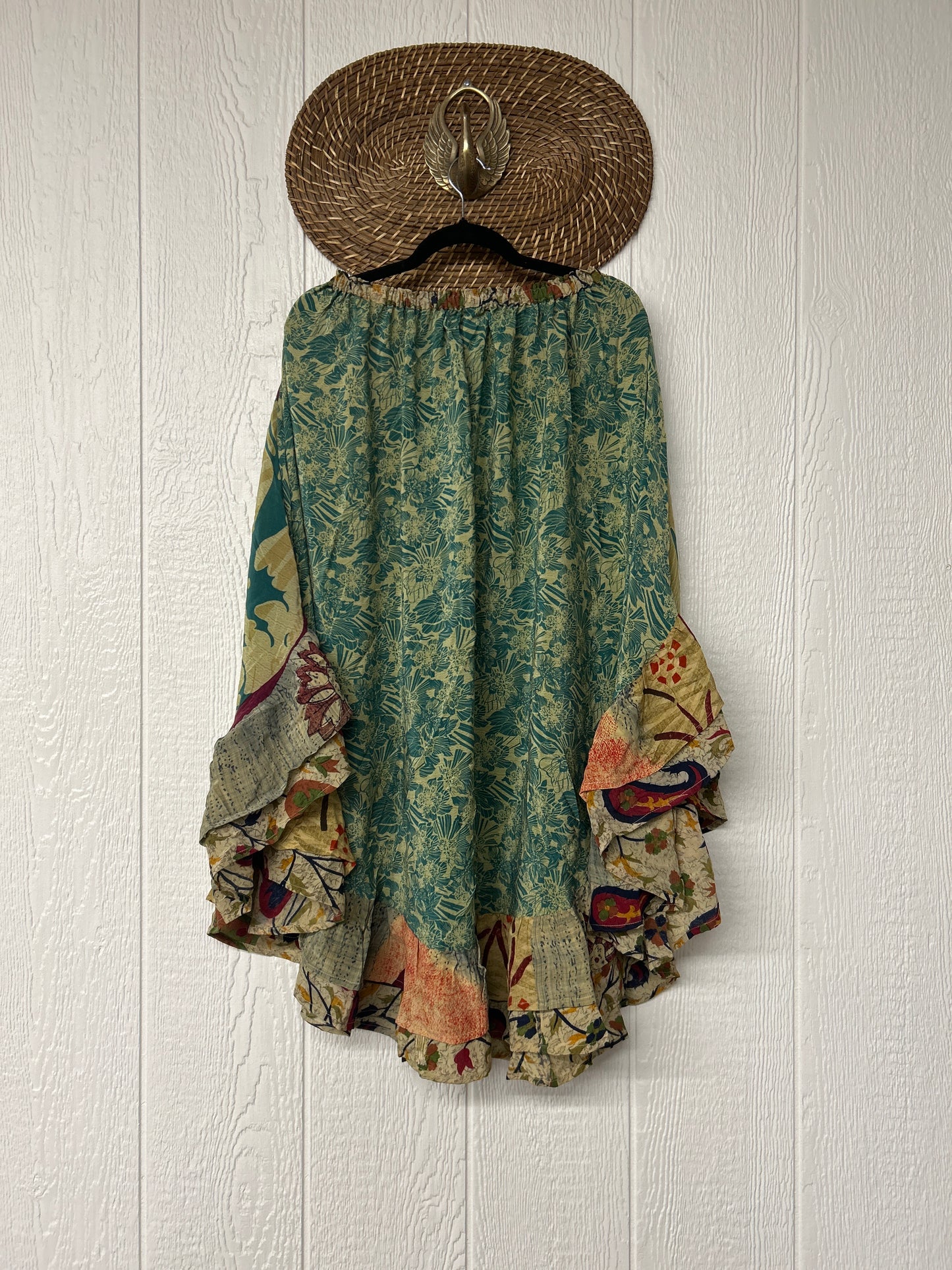 Crepe Wild Rose Skirt 1025 238