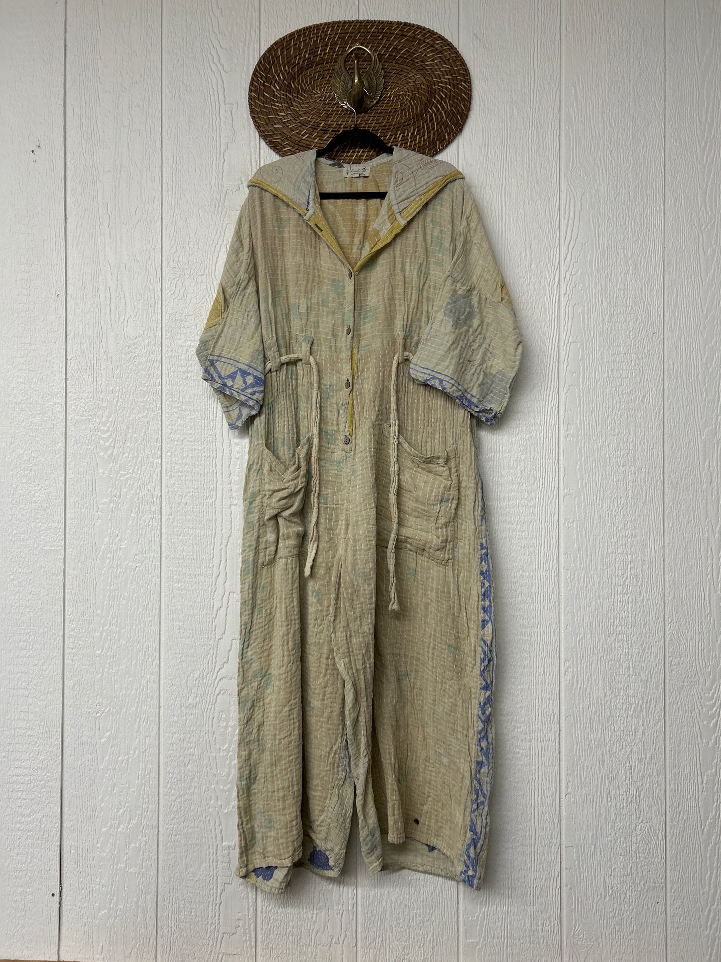 Alchemi Pareo Kantha Zen Hoodie Jumpsuit 0826 008