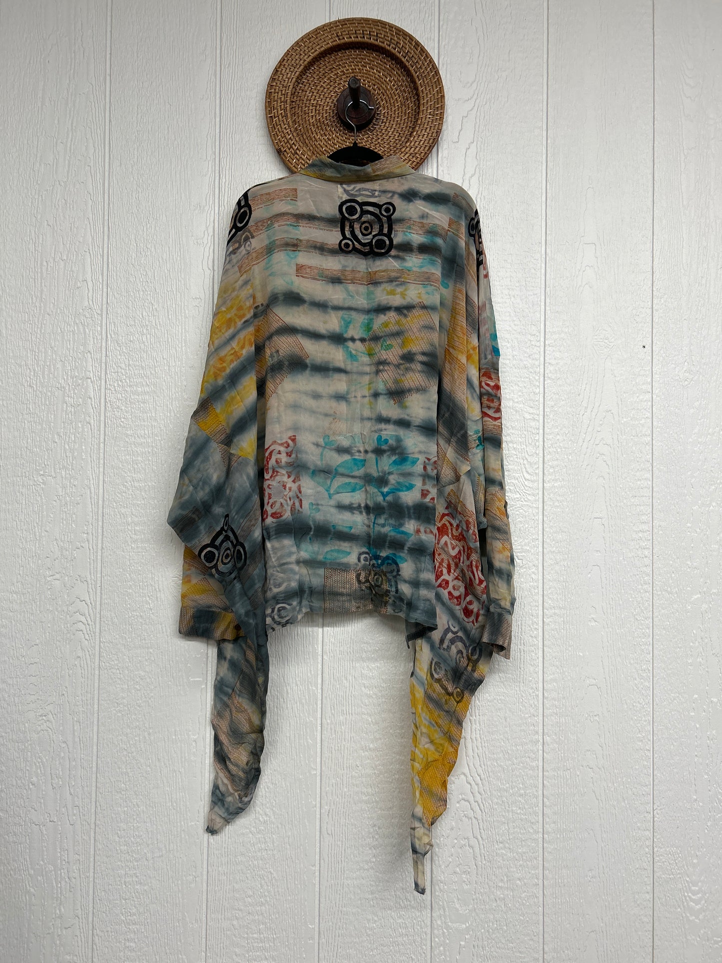 Crepe Sari Nirvana Button Down 1125 186