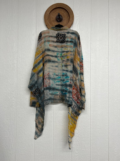 Crepe Sari Nirvana Button Down 1125 186