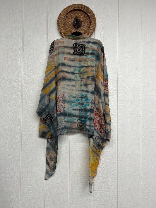 Crepe Sari Nirvana Button Down 1125 186