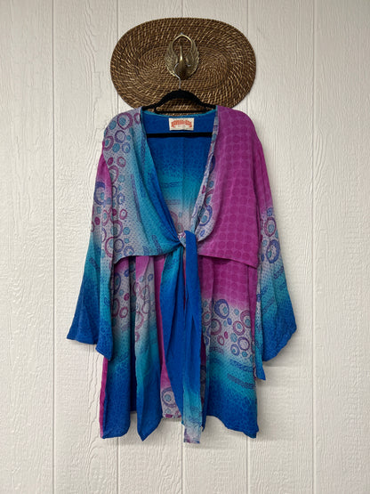 Crepe Sari Shortie Spellbound Kimono 0426 006