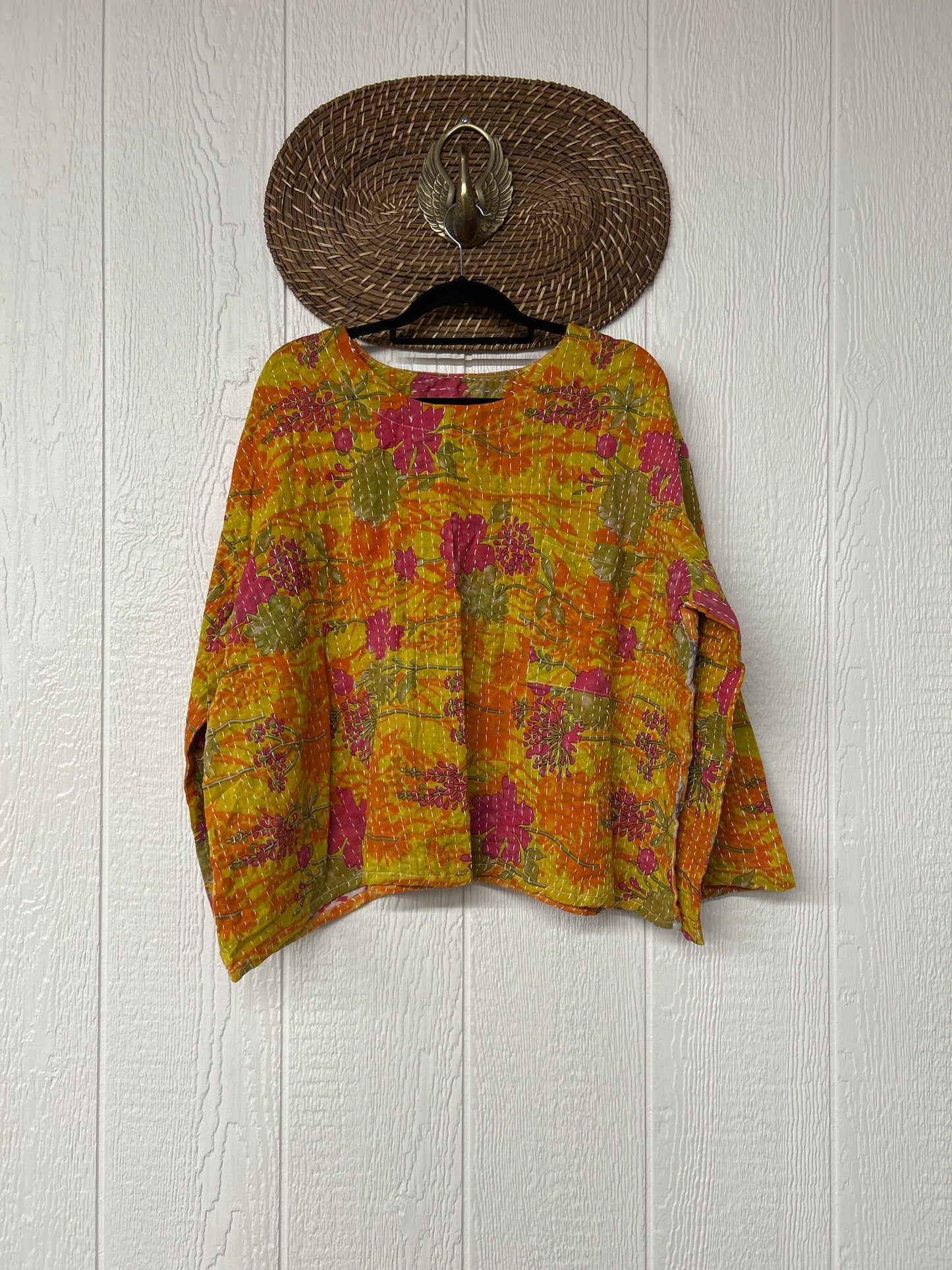 Pareo Kantha Wanderer Pocket Crop Top 0226 148