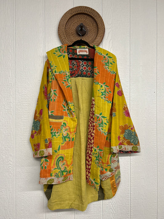 Fine Kantha Drifter Coat 1026 049
