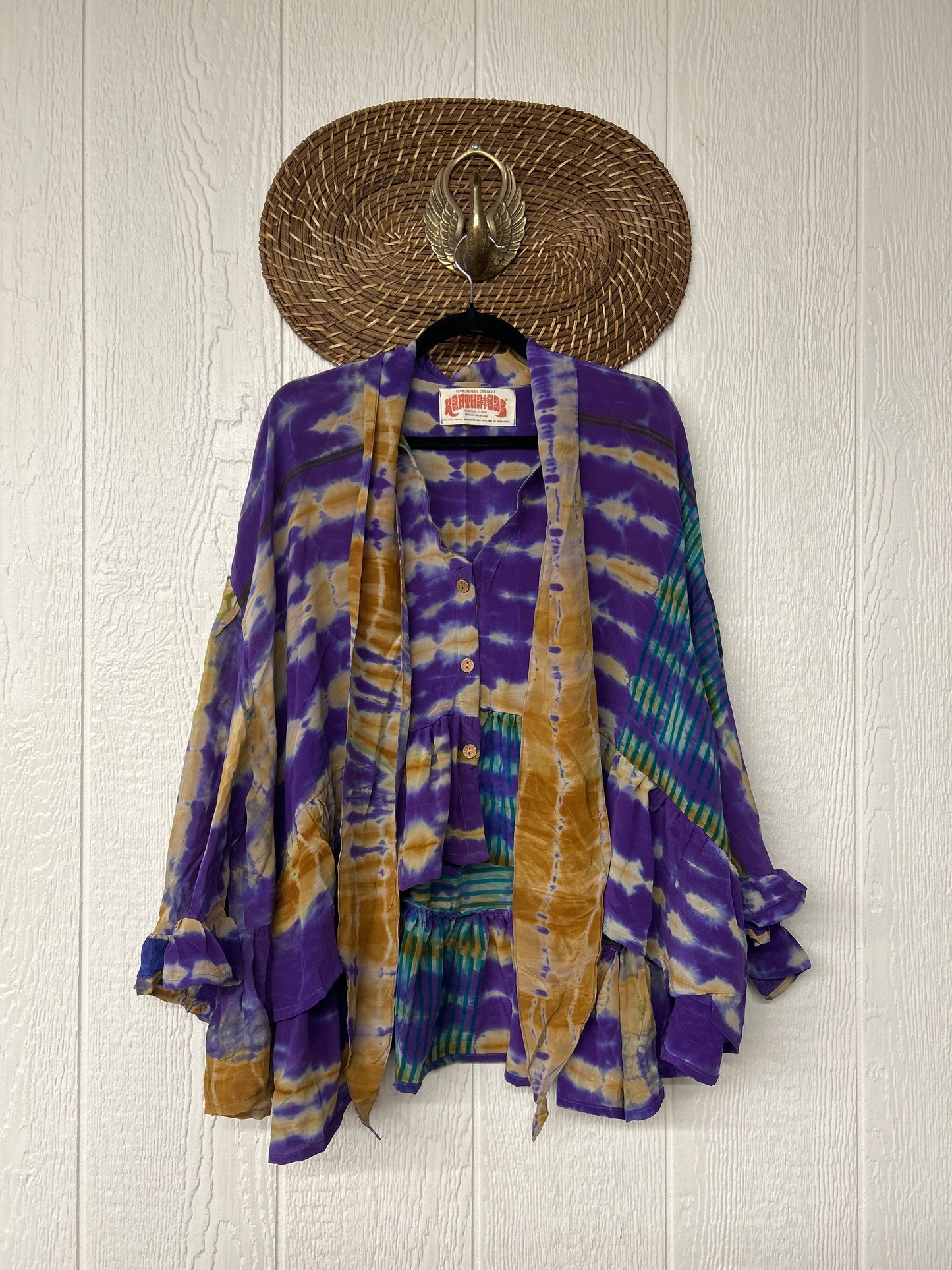 Crepe Sari Wild Rose Top 1225 141