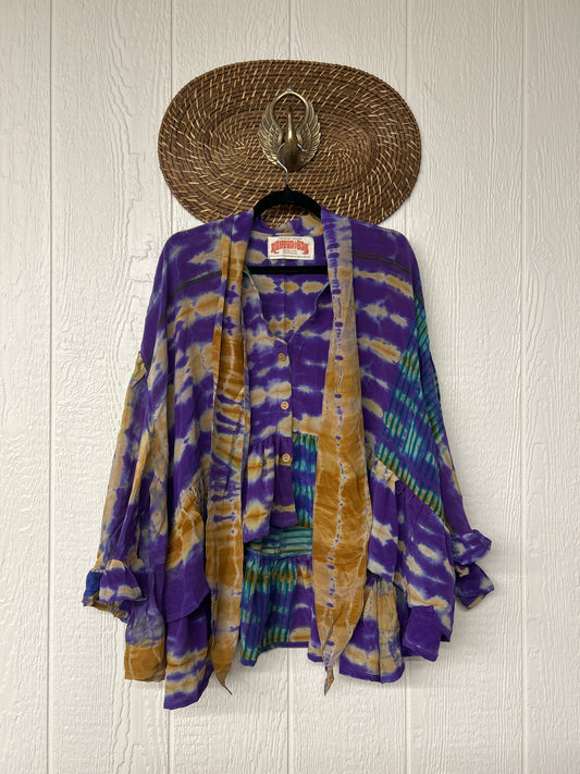 Crepe Sari Wild Rose Top 1225 141