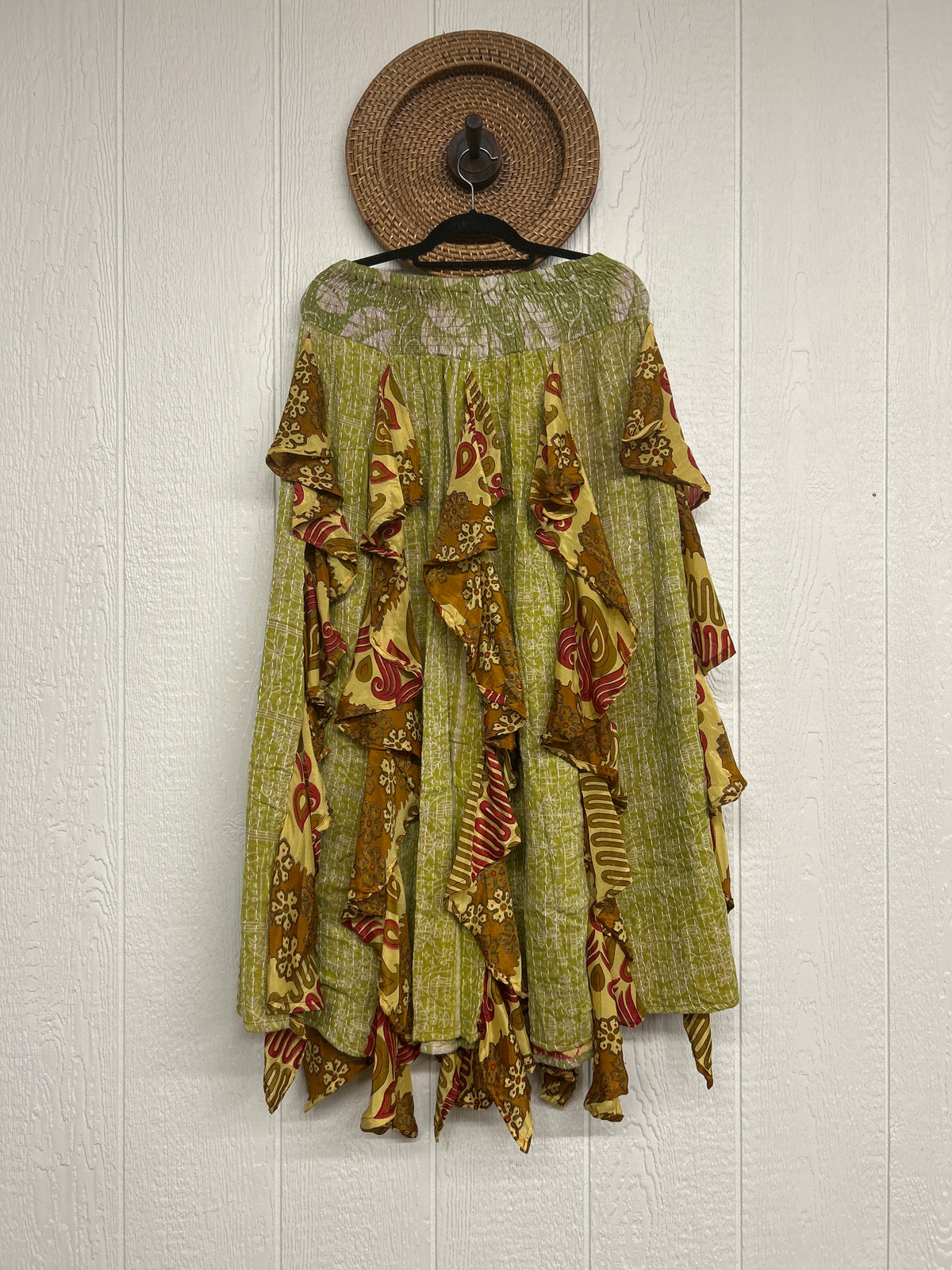 Pareo Kantha Willow Maxi Skirt 0826 030