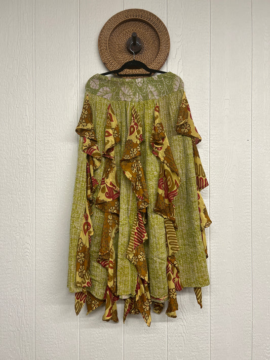Pareo Kantha Willow Maxi Skirt 0826 030