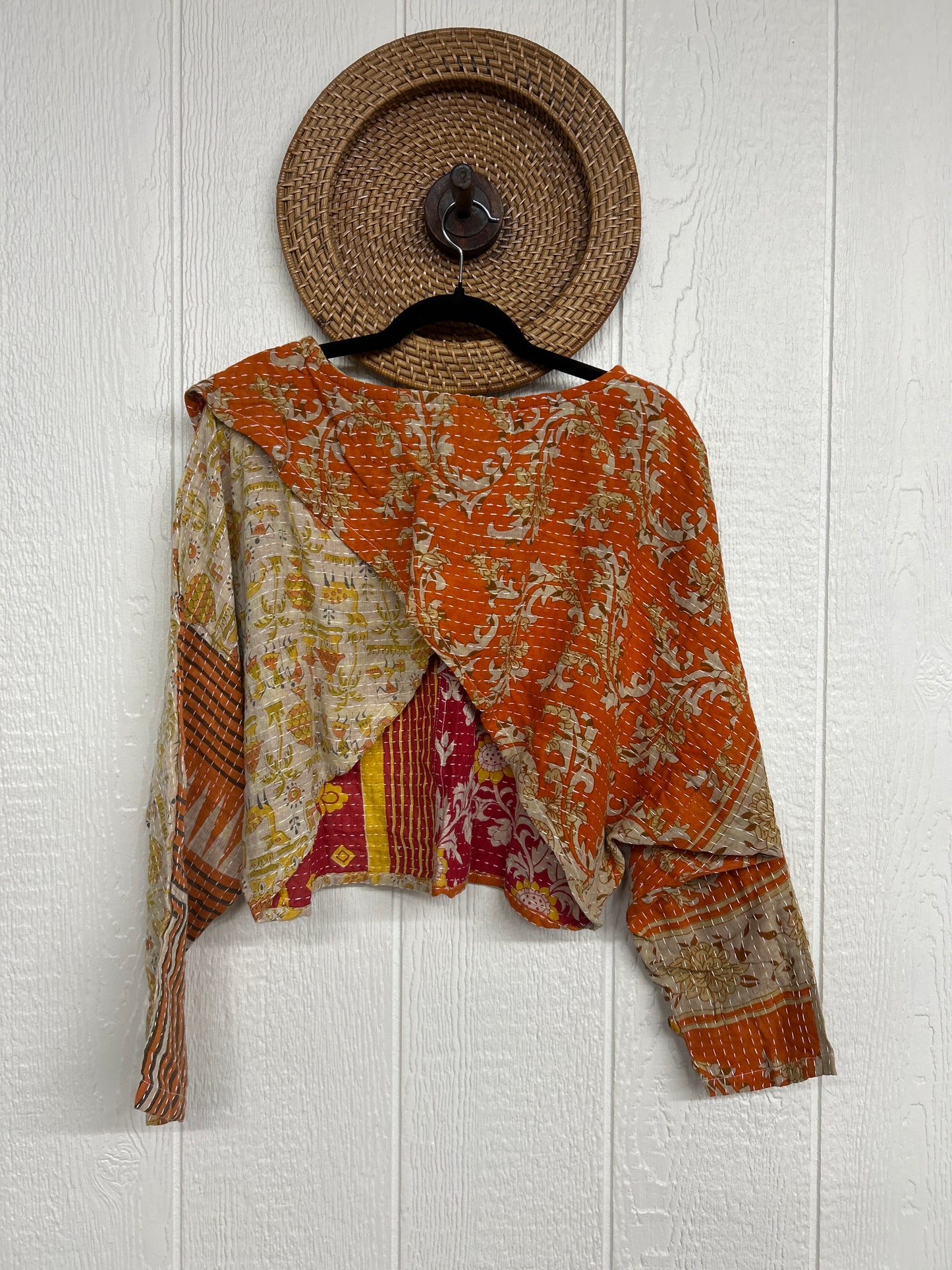 Pareo Kantha In Bloom Cropped Pullover 0326 057