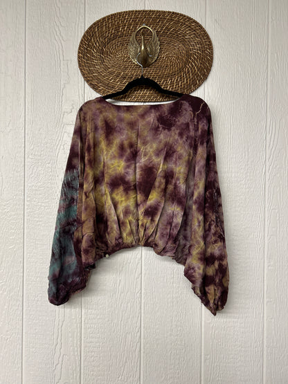 Crepe Sari Luna Crop Top 0526 003