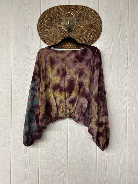 Crepe Sari Luna Crop Top 0526 003