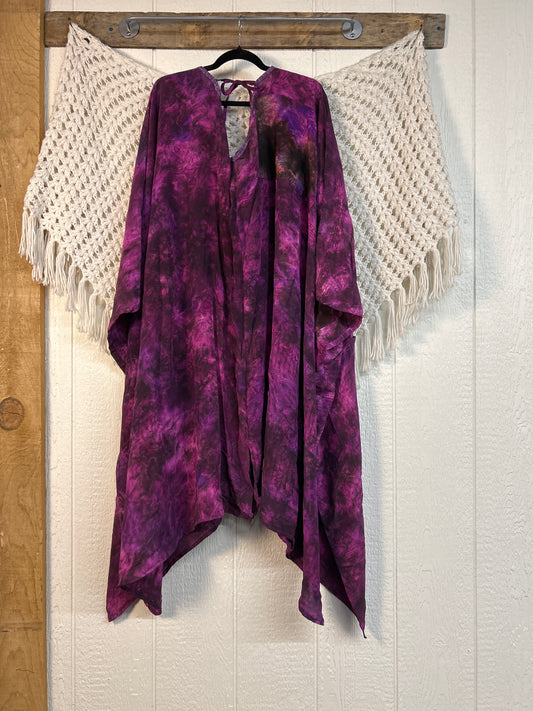 Crepe Sari Orchid Kimono 0626 175