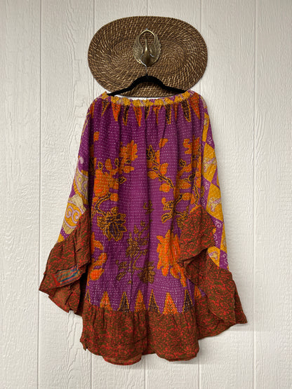 Pareo Kantha Wild Rose Skirt 0426 074