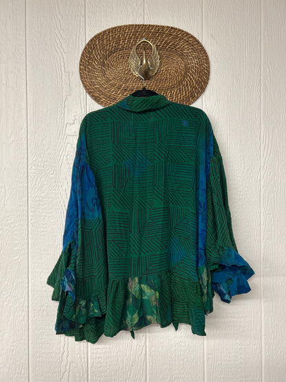 Crepe Sari Wild Rose Top 1225 228