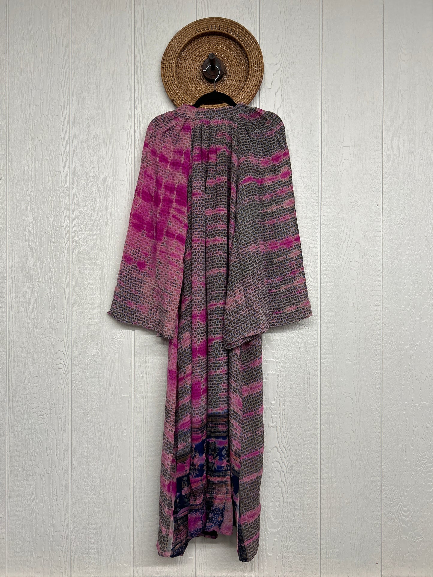 Crepe Sari Woodstock Duster Dress 0226 169