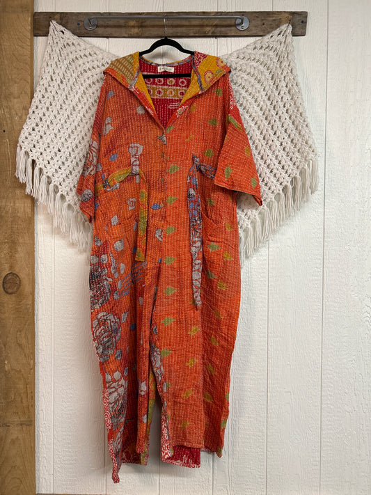 Kantha Zen Hoodie Jumpsuit 0925 236