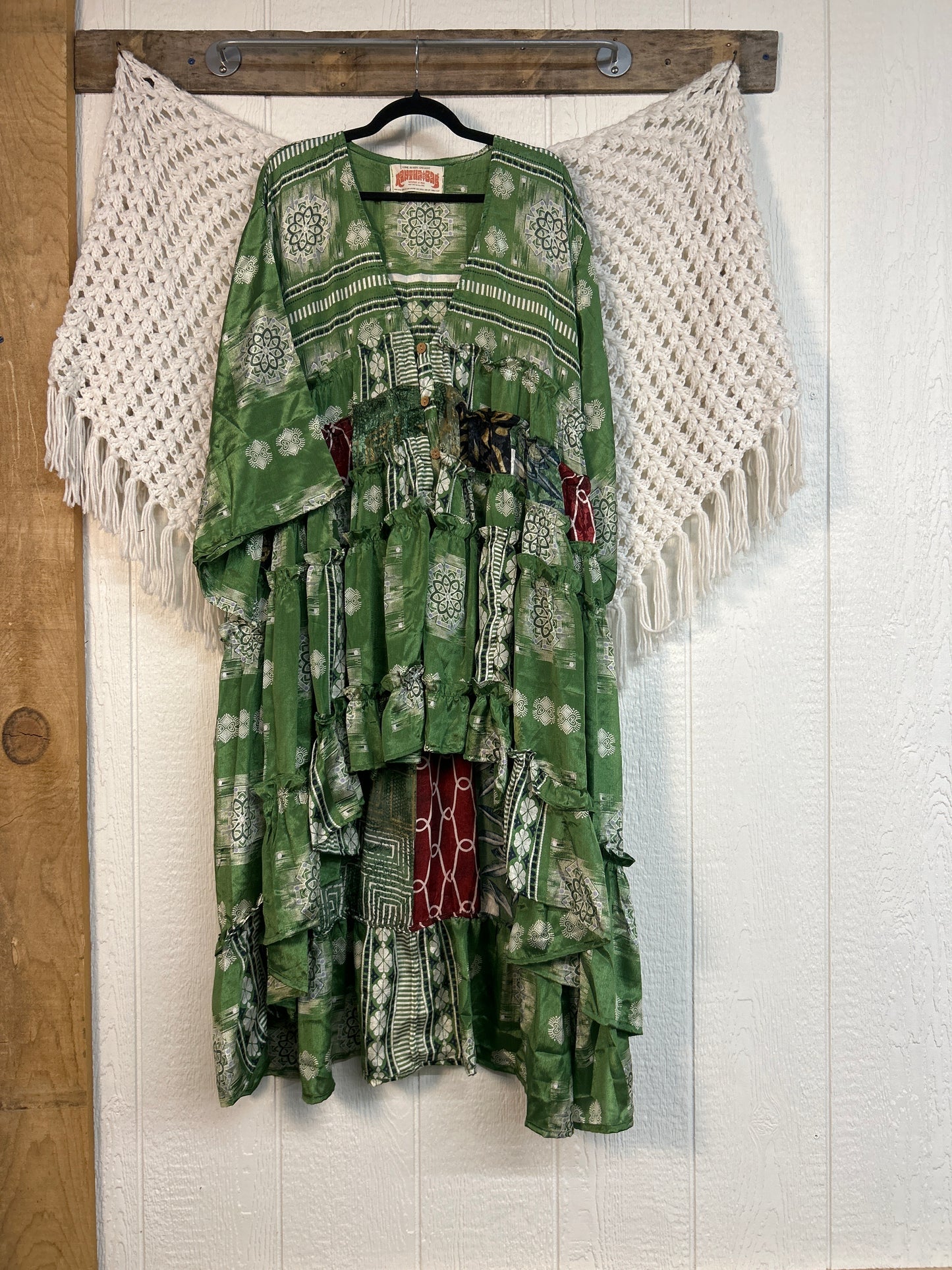 Rasgulla Sari Rhiannon Kimono 0826 054
