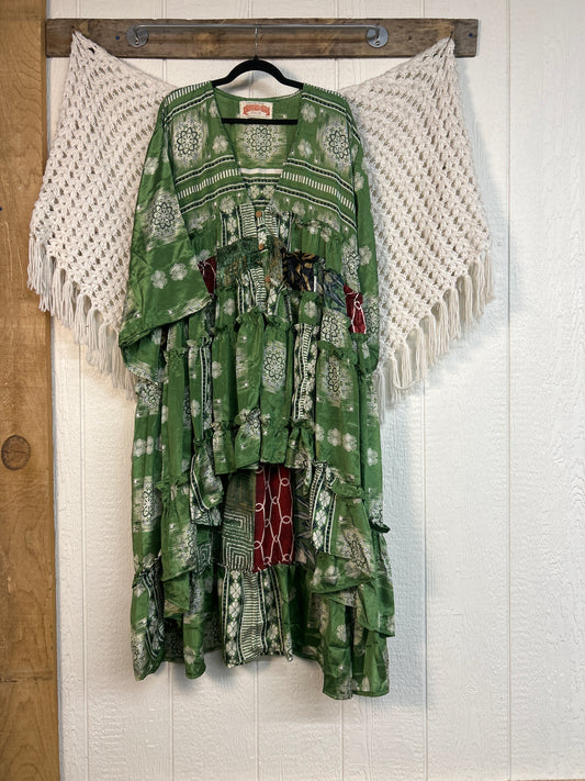 Rasgulla Sari Rhiannon Kimono 0826 054