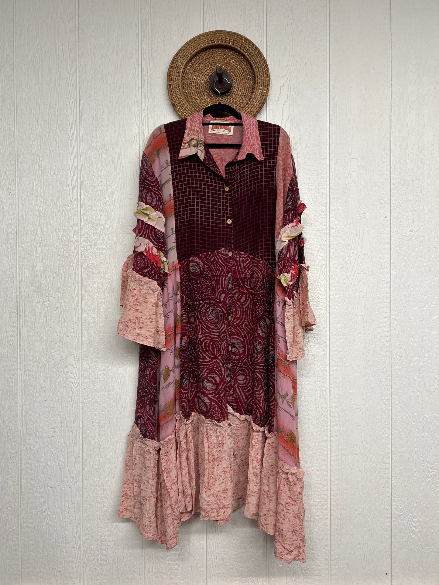 Crepe Sari Rhiannon Duster Dress 0226 152