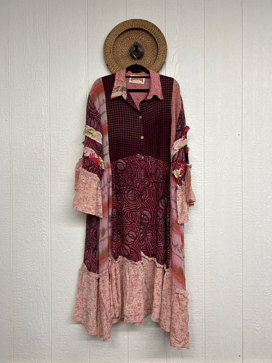 Crepe Sari Rhiannon Duster Dress 0226 152