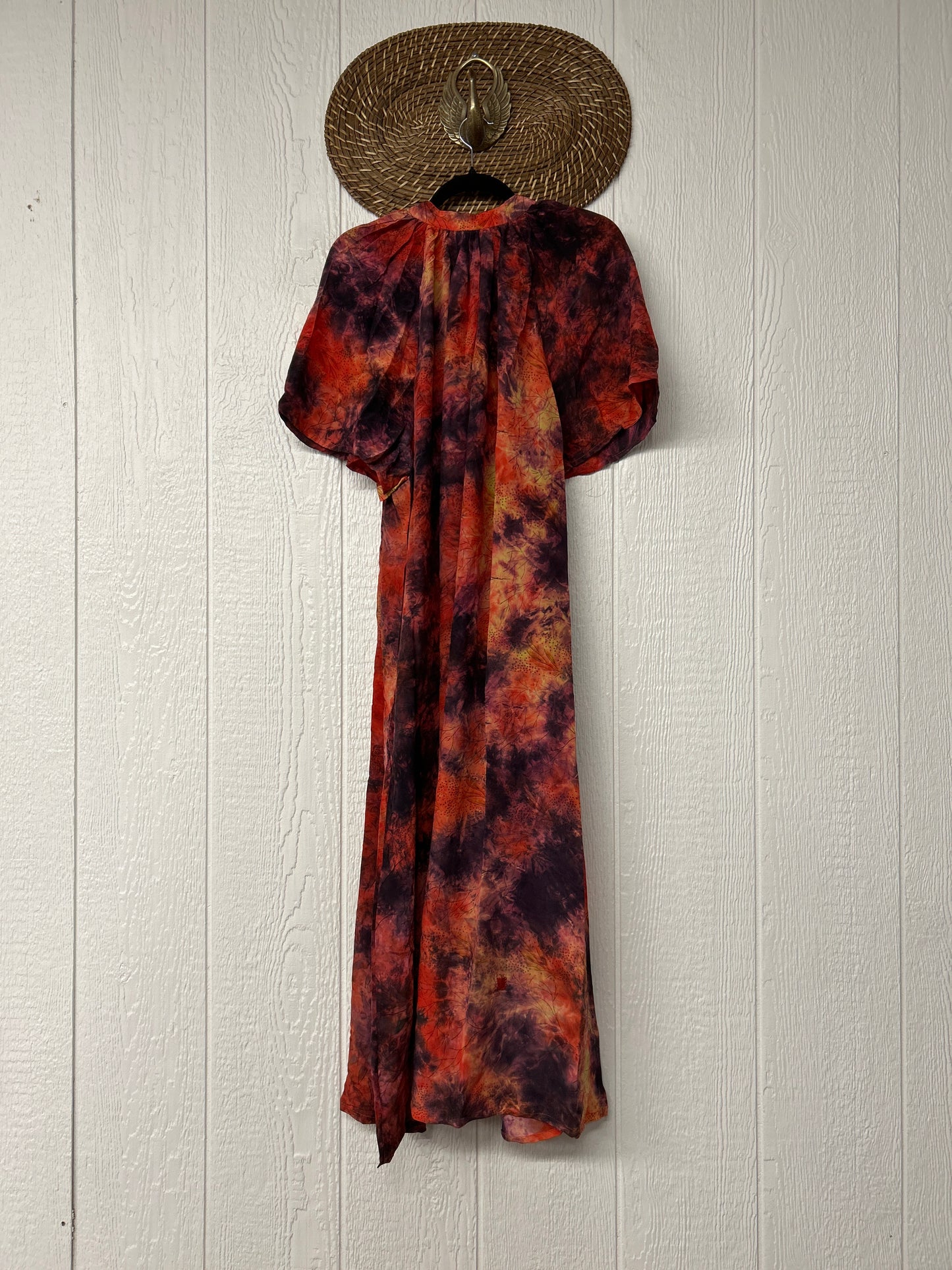 Crepe Sari Summer Woodstock Duster 0626 170