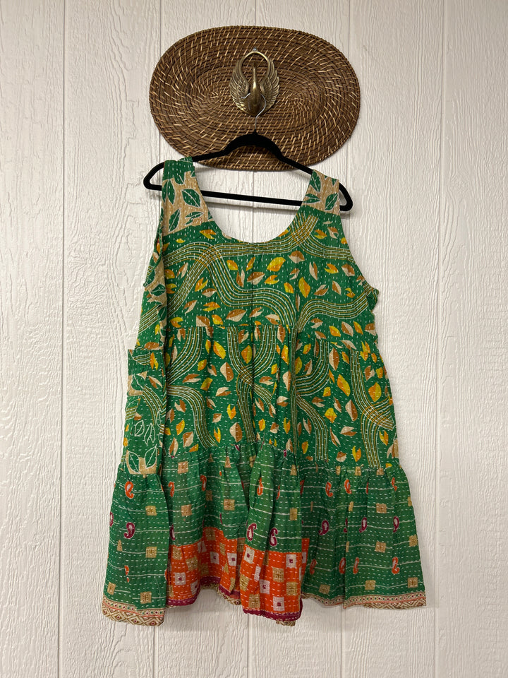 Kantha Meadow Mini Dress 0625 230