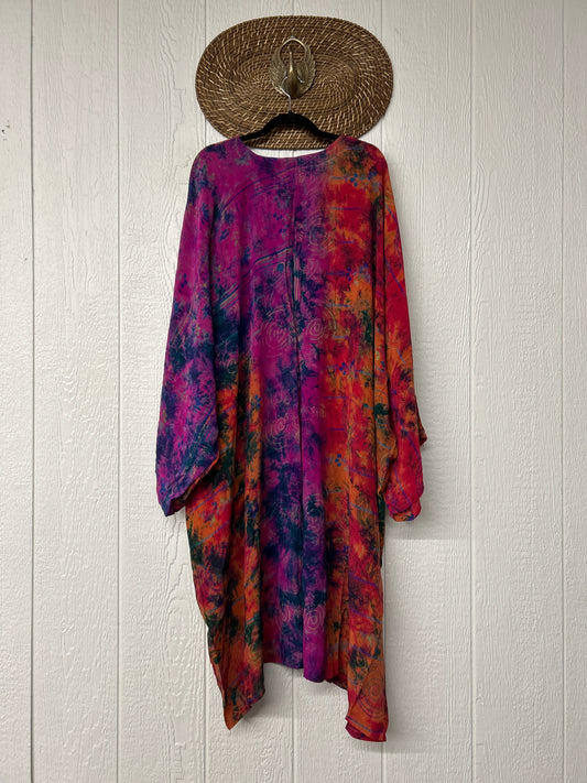 Crepe Sari Gaia Duster Dress 0826 026