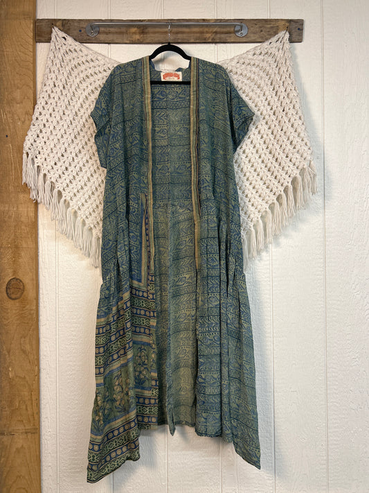 Crepe Sari Summer Evermore Kimono 0726 167