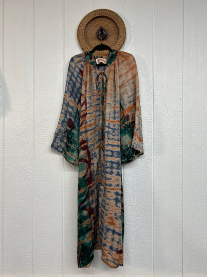 Crepe Sari Woodstock Duster Dress 0226 225