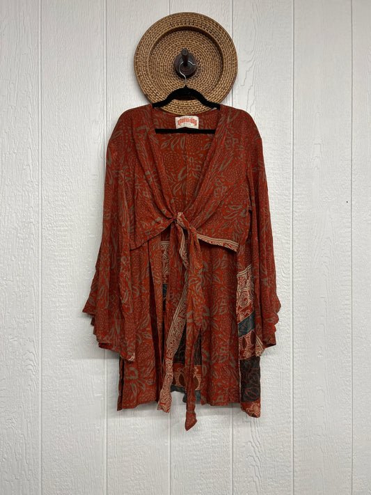 Crepe Sari Shortie Spellbound Kimono 0426 253