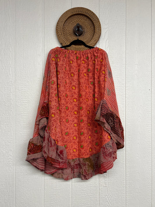 Pareo Kantha Wild Rose Skirt 0426 117