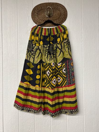Pareo Kantha Lotus Maxi Skirt 0826 209