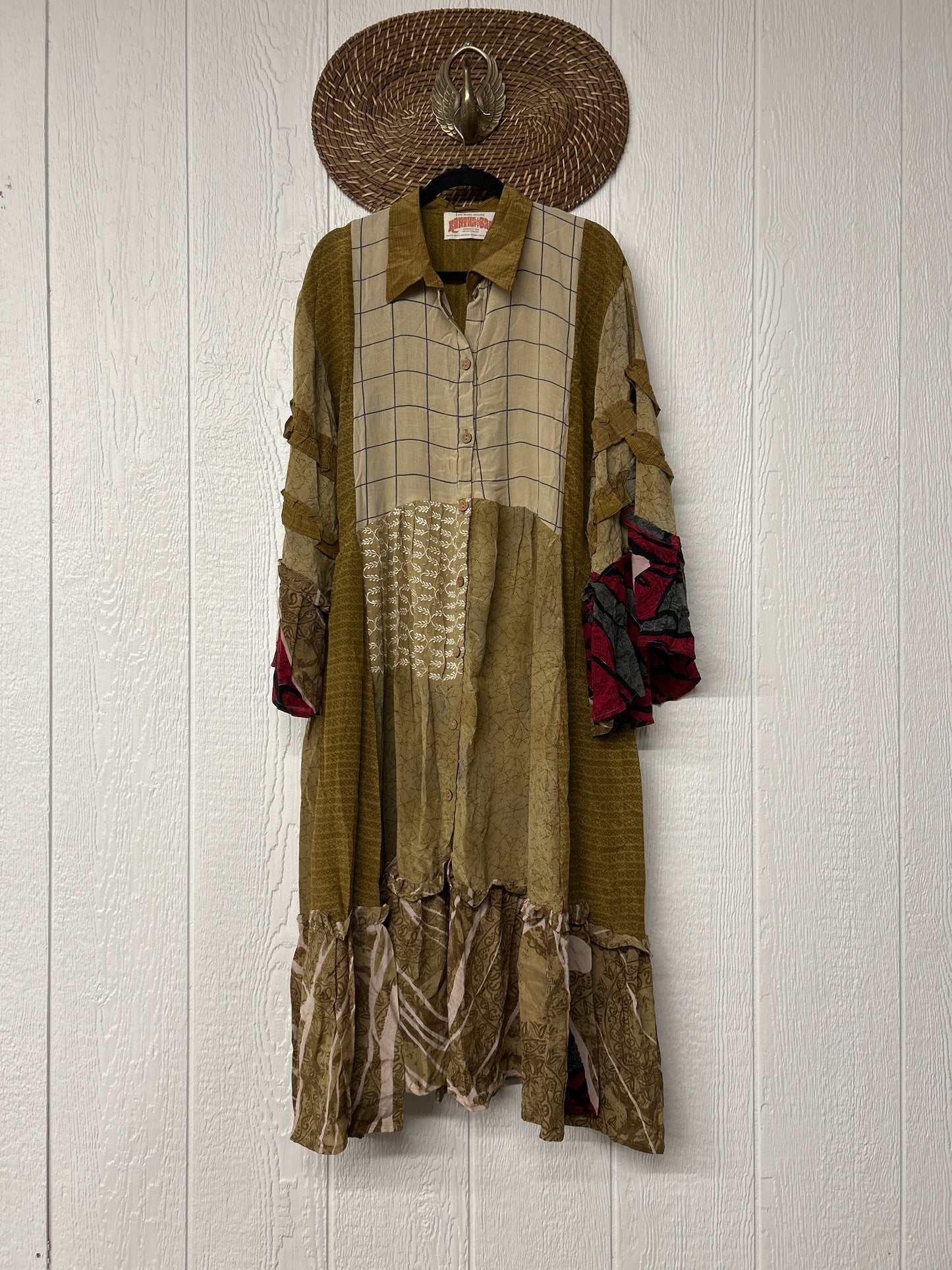 Crepe Sari Rhiannon Duster Dress 0226 050